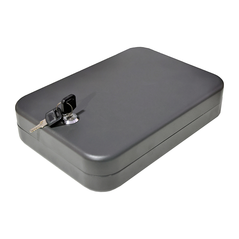 Boîte de verrouillage LB012K avec serrure à clé pour pistolet compact