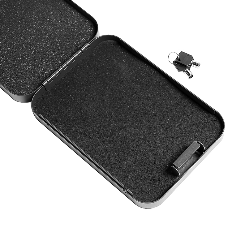 Boîte de verrouillage LB011K avec serrure à clé pour pistolet sous-compact